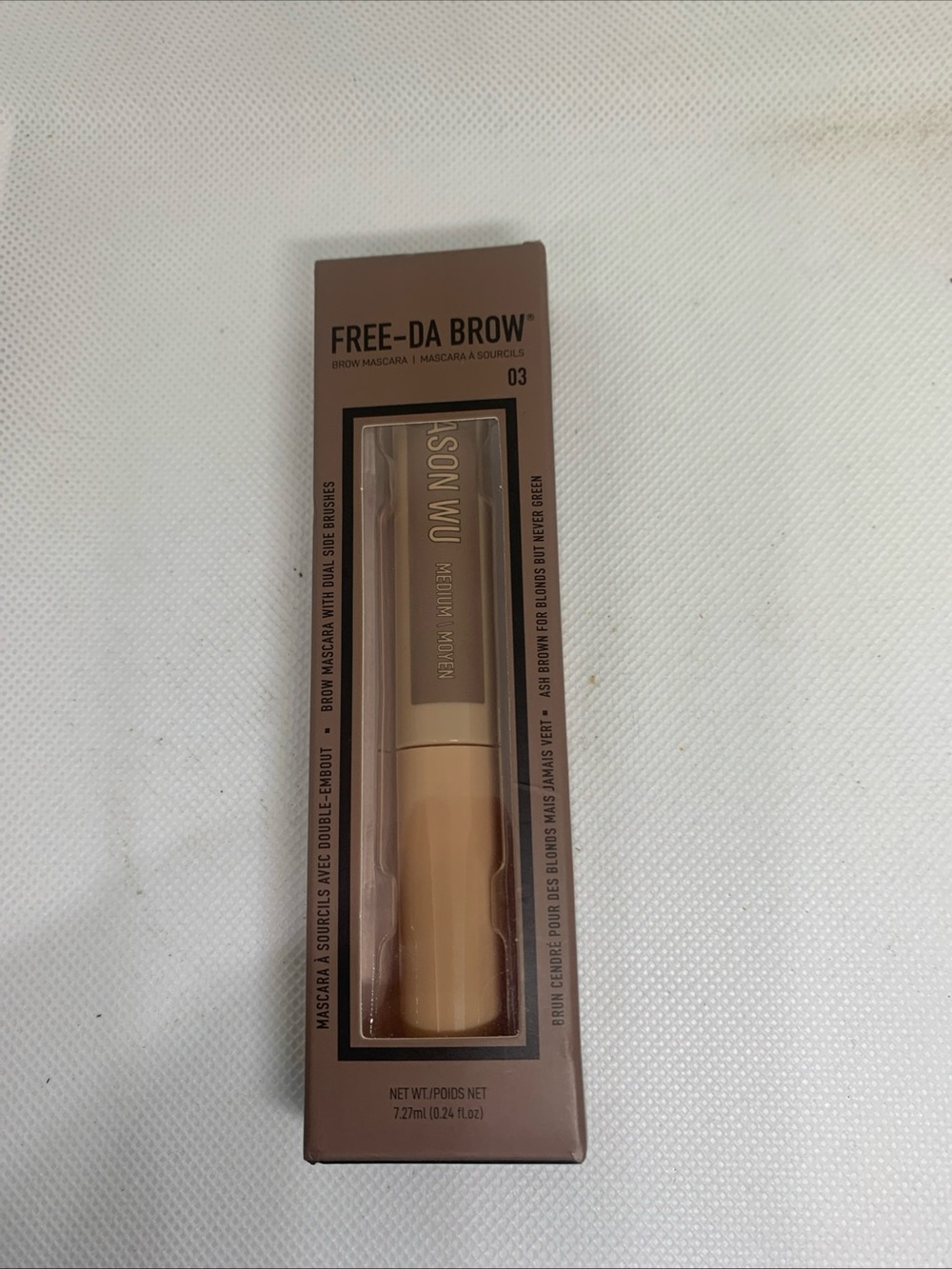 Jason Wu Free-Da Brow Brow Mascara - 03 Medium Moyen NIB